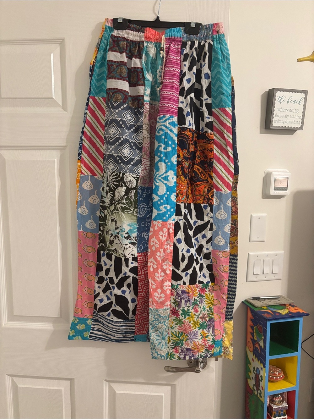 Patchwork Multicolor Maxi pants